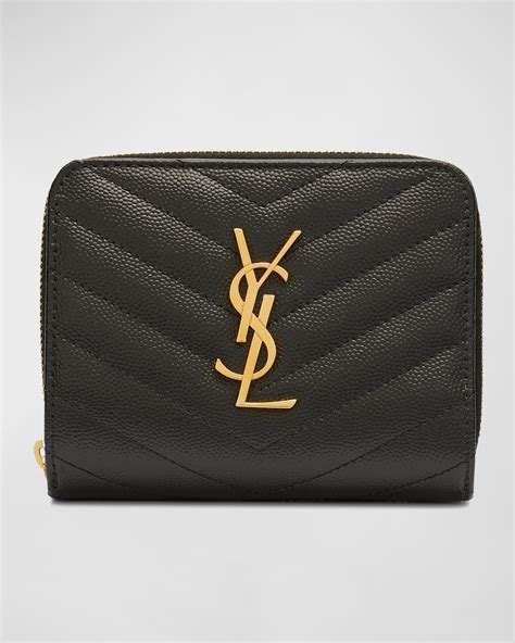 ysl y mail zip wallet|ysl wallet small.